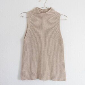 Madewell Knit Tank with High Neck